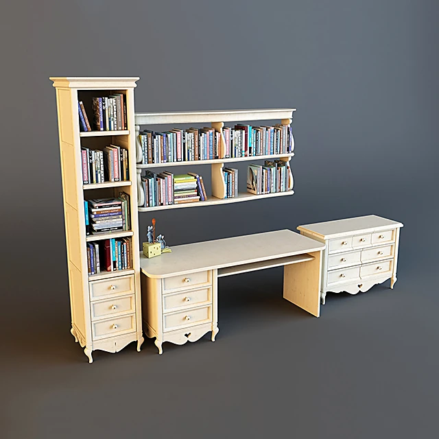 Children's Furniture Set with Classic Wood Design