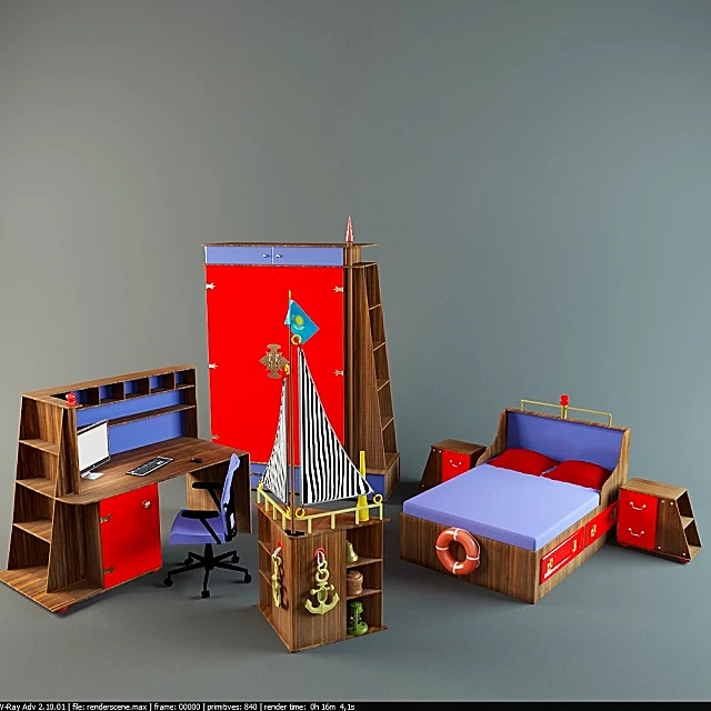 Children's furniture collection KORSAN by DOGTAS