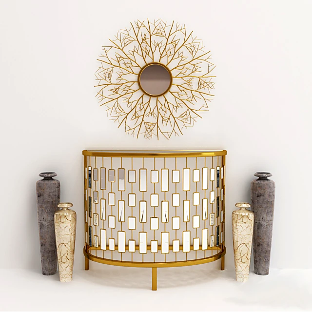 Console and mirror by Garda Decor