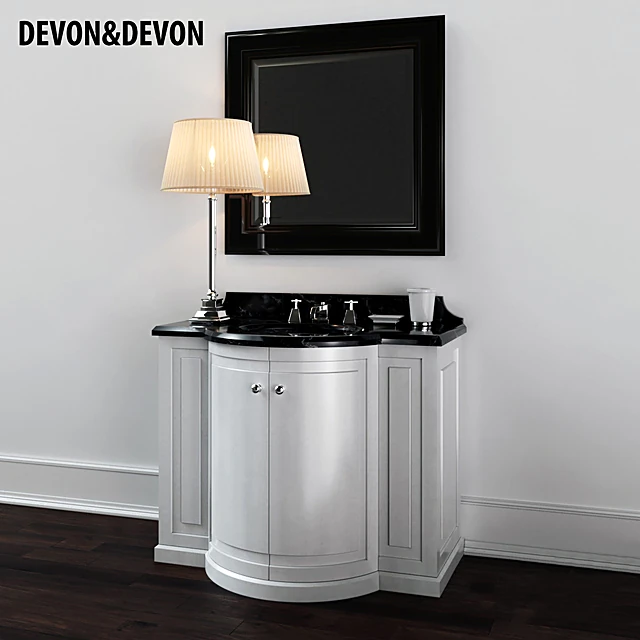Bathroom vanity Clarence Nero Marquinha by Devon & Devon