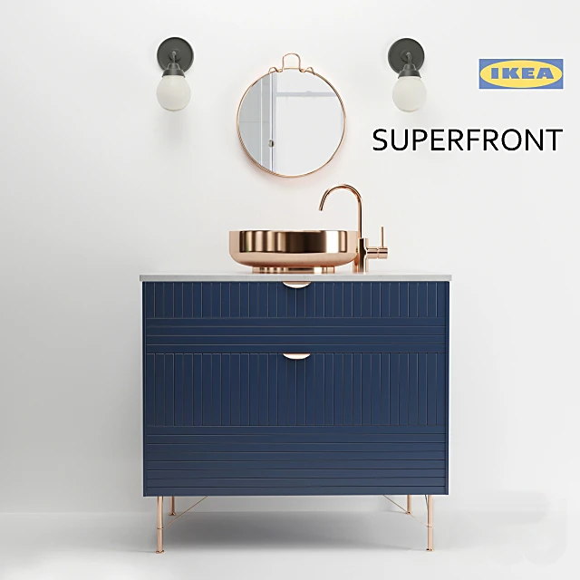 Washbasin Cabinet PARALLELS by Superfront