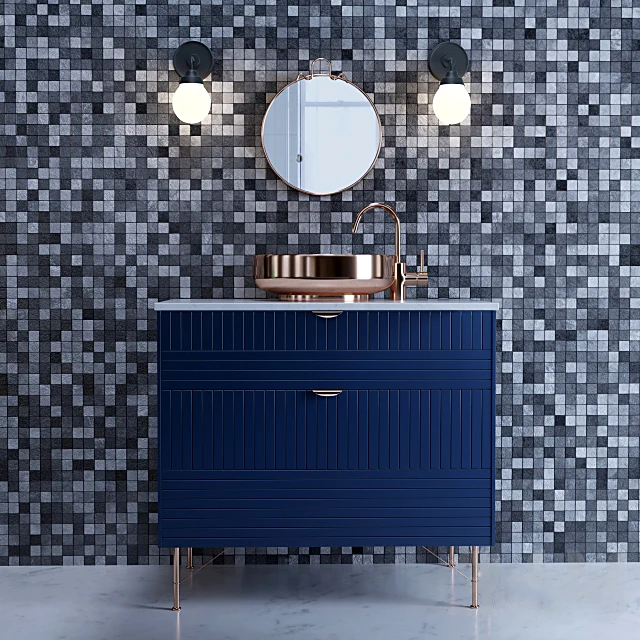 Washbasin Cabinet PARALLELS by Superfront (2)