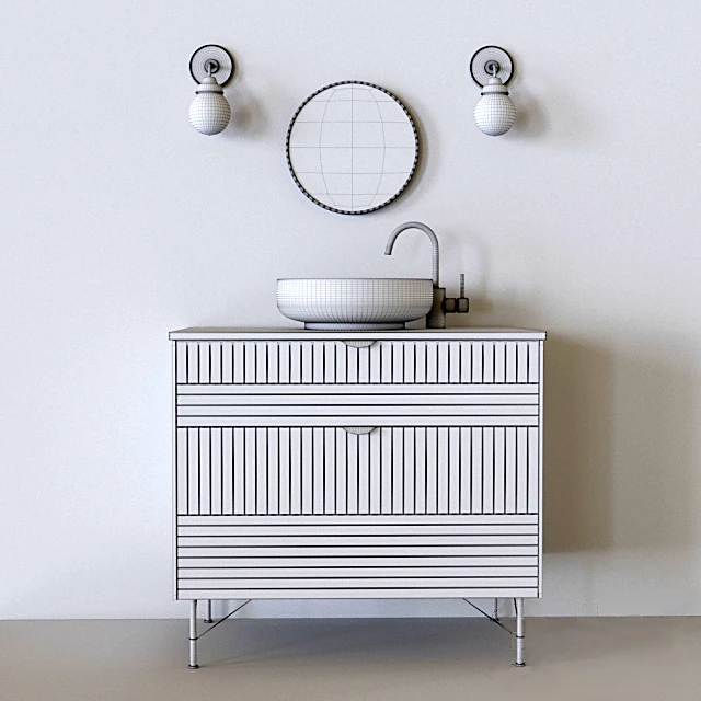 Washbasin Cabinet PARALLELS by Superfront (3)
