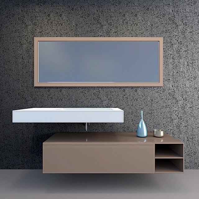 Modern Wall-Mounted Bathroom Vanity Unit