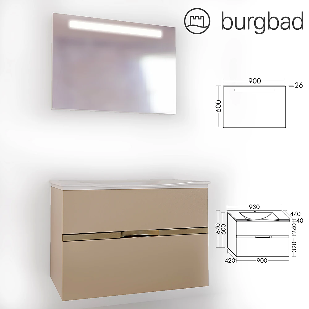 Bathroom Vanity Set Orell by Burgbad (2)