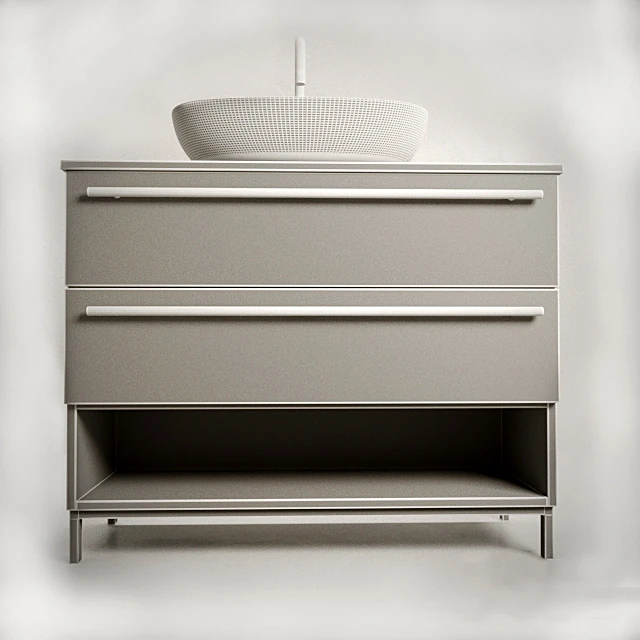 Modern Dark Wood Bathroom Vanity (2)
