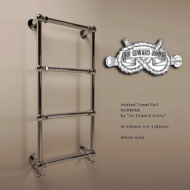 Heated towel rail NORMAN by Sir Edward Johns