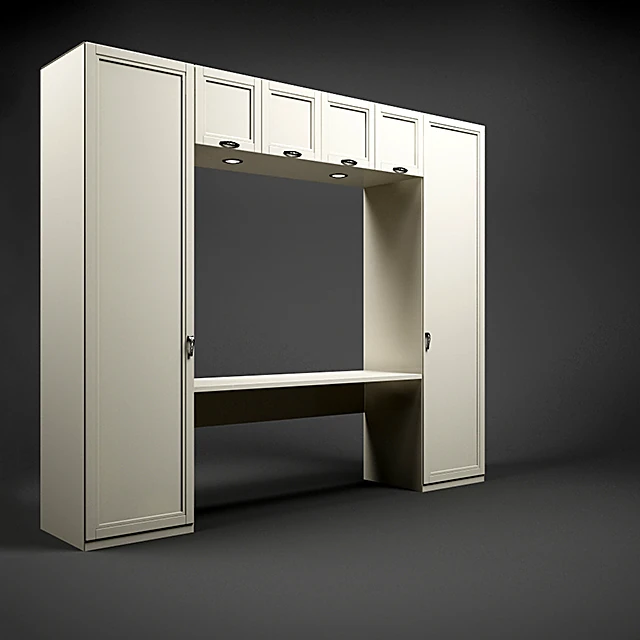 Children's Wardrobe Desk Unit (4)