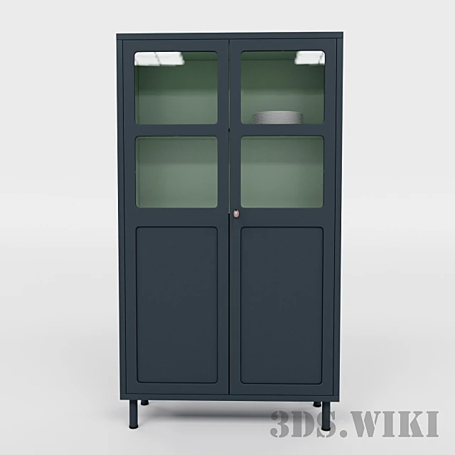 Modern Dark Wood Furniture Set (4)