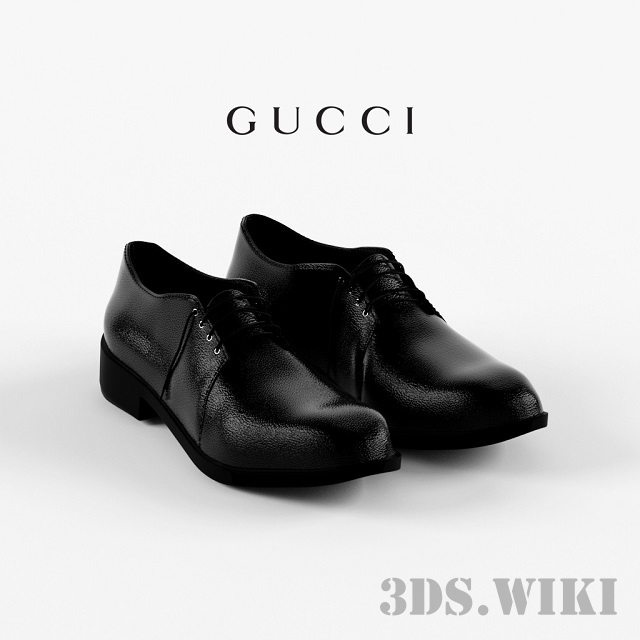 Gucci Men S Shoes Download 3d Model 3ds Wiki