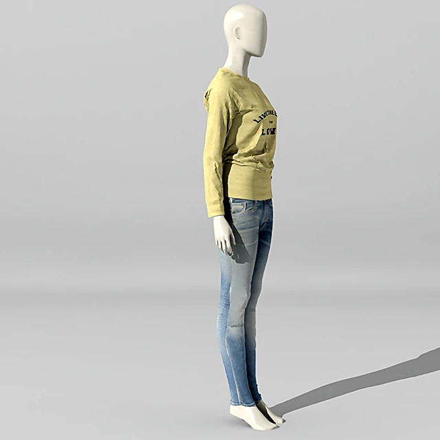 Mannequin with jeans and Scotch & Soda sweater by Calvin Klein (2)