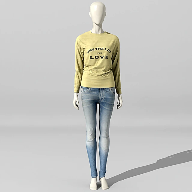 Mannequin with jeans and Scotch & Soda sweater by Calvin Klein (4)
