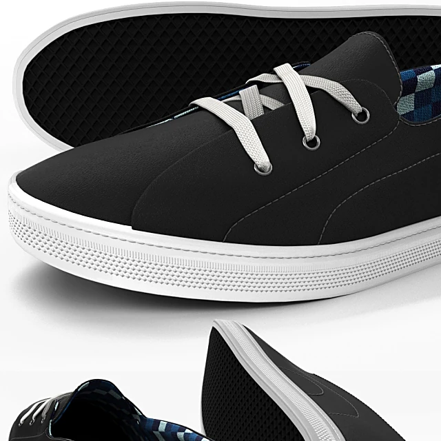 Men's Sneakers with Leather Upper (2)