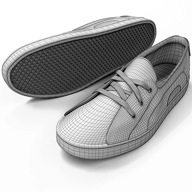 Men's Sneakers with Leather Upper (3)