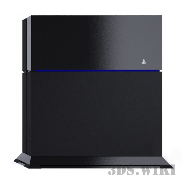 Sony PlayStation 4 (black+white) - Download the 3D Model (5974 ...