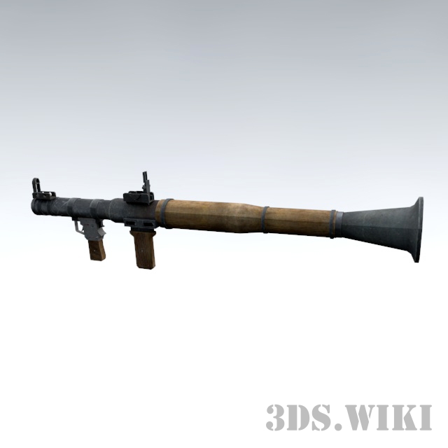 Arma de jogo portátil de lançador de mísseis RPG-7 AAA Modelo 3D $39 -  .unknown .upk .3ds .fbx .max .obj - Free3D