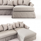 Belgian Corner Sofa - Download the 3D Model (6501) | zeelproject.com