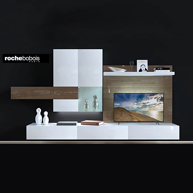TV Wall Unit LOGOS by Roche-Bobois