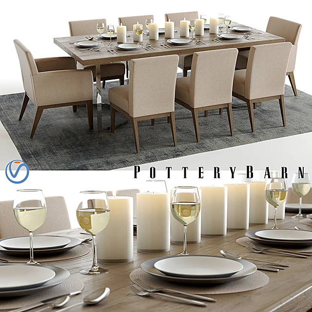 Dining Set Durham and Sadie by Pottery Barn