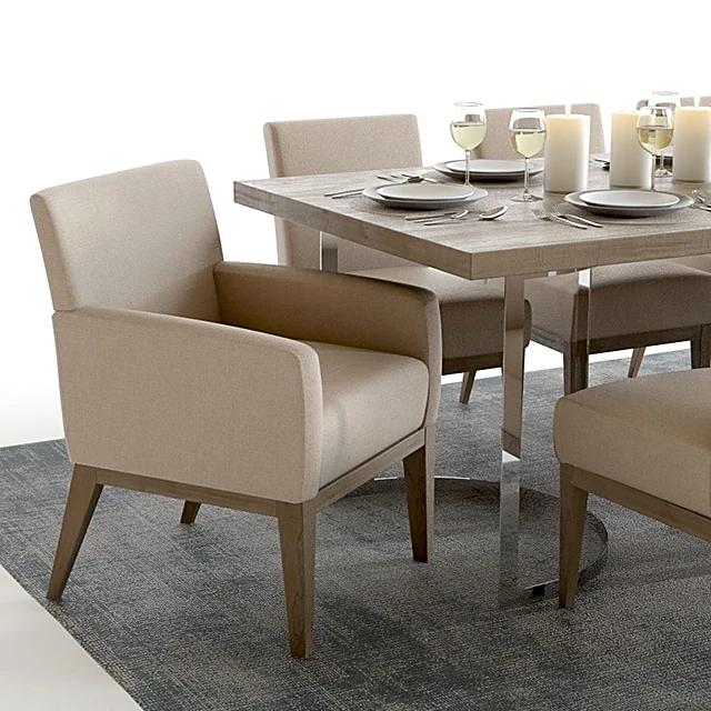 Dining Set Durham and Sadie by Pottery Barn (2)