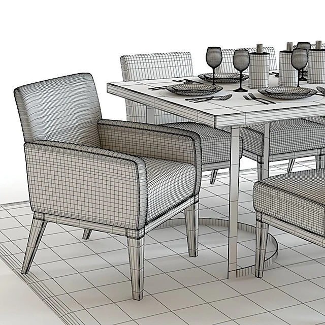 Dining Set Durham and Sadie by Pottery Barn (3)