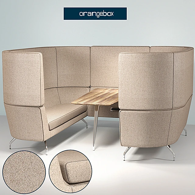 High-back sofa booth Swtch-59HB by Orangebox