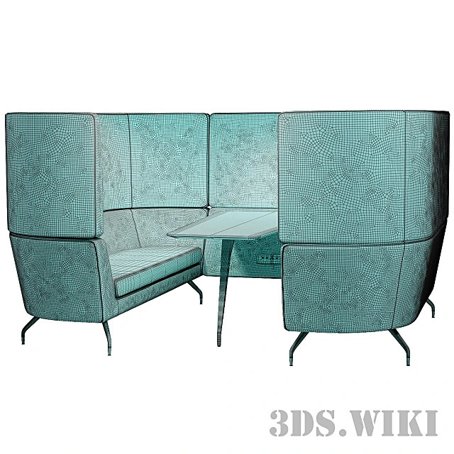 High-back sofa booth Swtch-59HB by Orangebox (2)