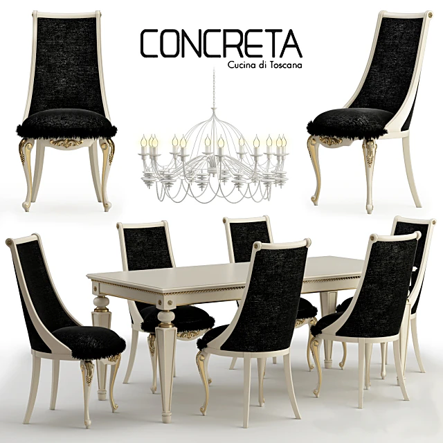 Dining Set Arrogance Impero by Concreta cucina
