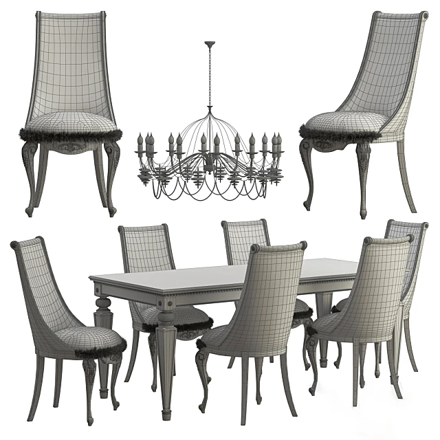Dining Set Arrogance Impero by Concreta cucina (2)