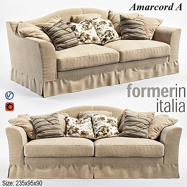 Sofa Amarcord A by Formerin