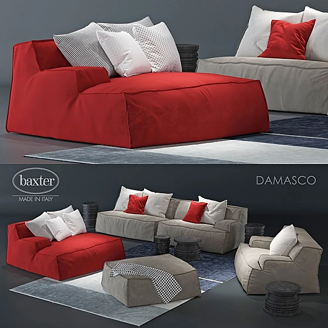 Sofa and Armchair Damasco by Baxter
