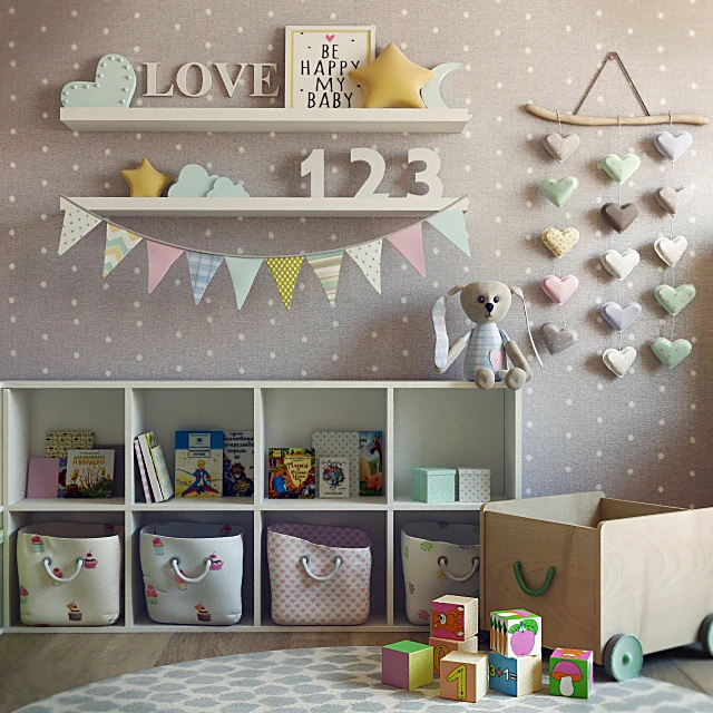 Children's Furniture Set with Playful Design (2)
