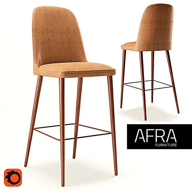 Bar stool Meka One by Afra