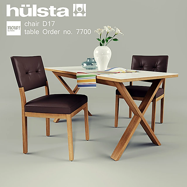 Dining Set Order 7700 and D17 by Hulsta