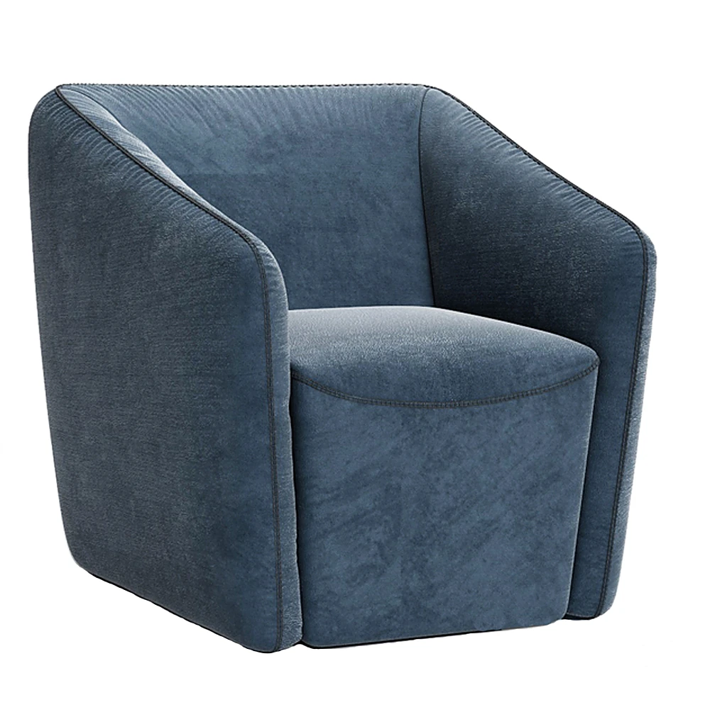 Contemporary Fabric Armchair