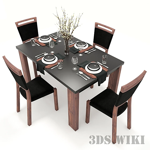 Wooden Dining Set Alhambra by BRW (2)
