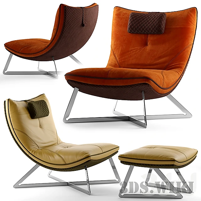 Armchair SCARLETT by Gamma