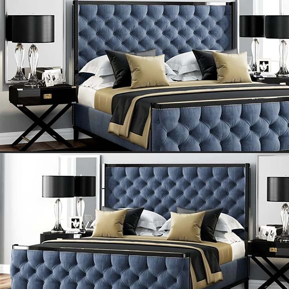 Bed Kensington Queen Tufted by LuXeo USA