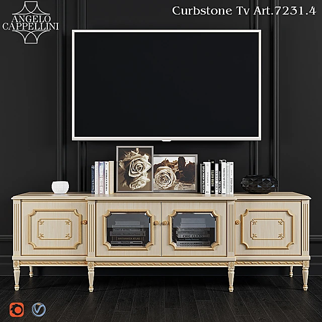 TV Stand Art by Angelo Cappellini