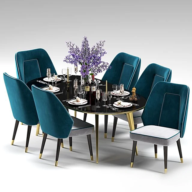 Dining Set Deux Lounge by Inside Out