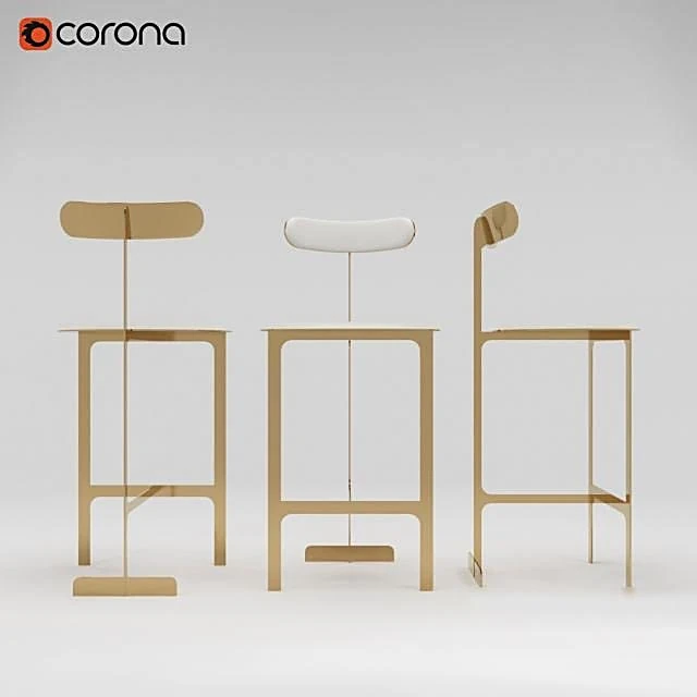 Bar stool by Yabupushelberg