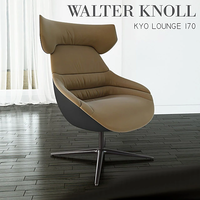 Armchair Kyo Lounge 170 by Walter Knoll