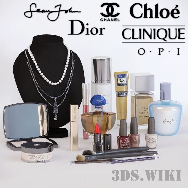 Classic cosmetics - Download the 3D Model (7616)