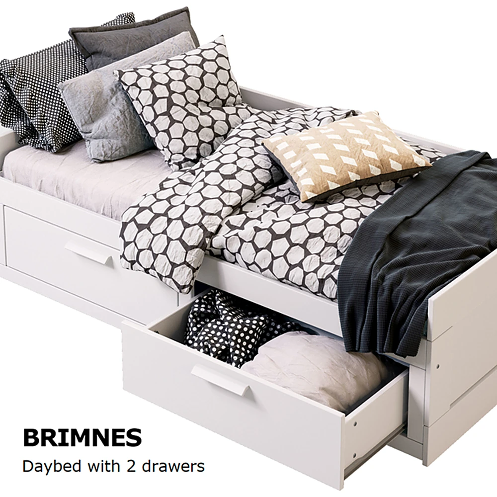 Daybed with Drawers BRIMNES by IKEA