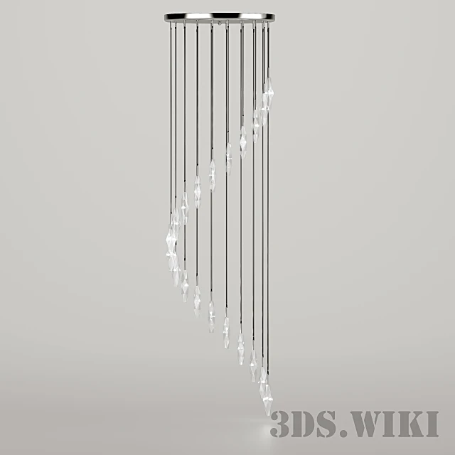 Ceiling lamp Sculptured Ice 888-20 by SEARCHLIGHT (2)