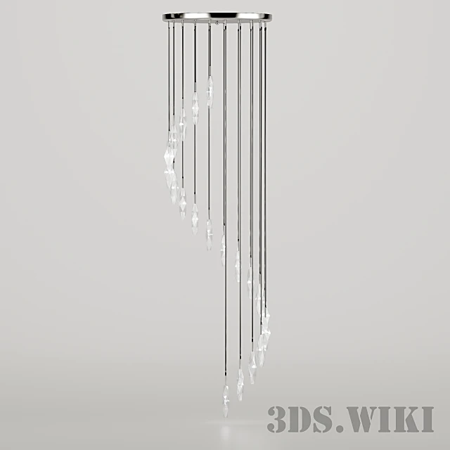 Ceiling lamp Sculptured Ice 888-20 by SEARCHLIGHT (3)