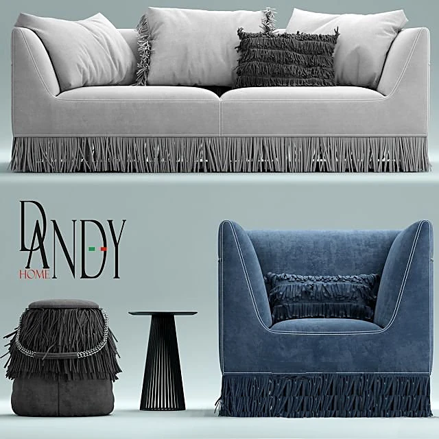 Armchair and Sofa Set Marilyn by Gamma