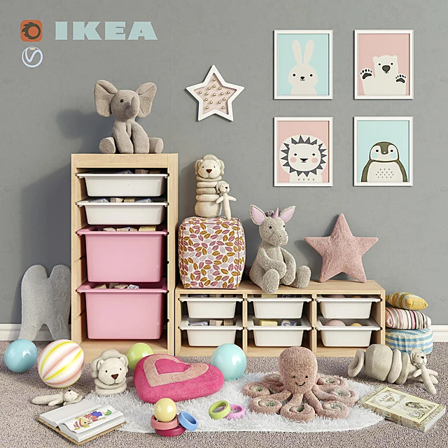 Children's Storage and Decor Set by IKEA