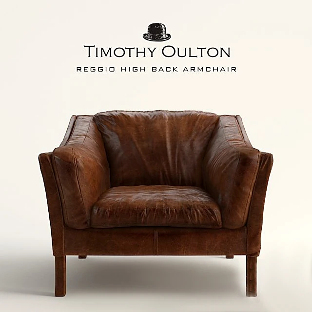 Armchair Reggio High Back by Timothy Oulton