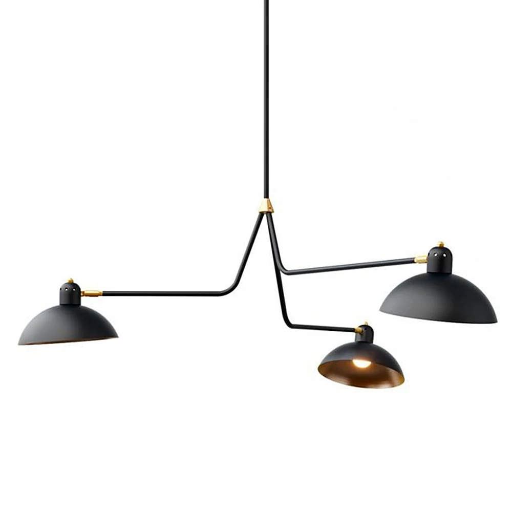 Suspension lamp Waldorf Triple Lights by Lambert et Fils